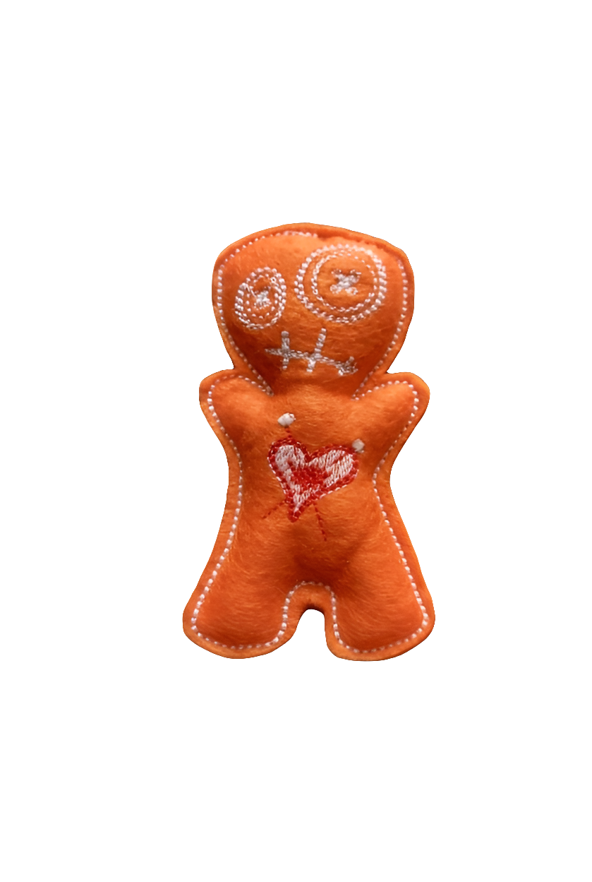 voodoo felt cat toy
