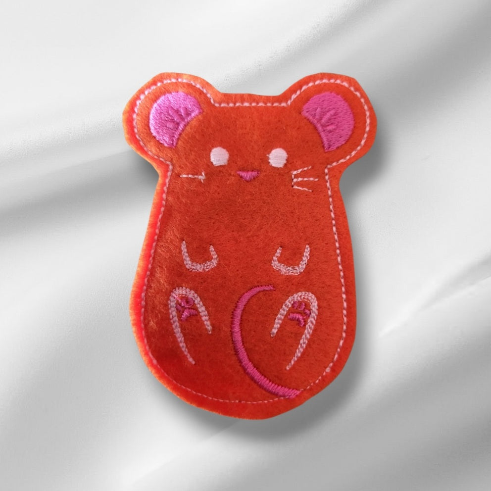 felt mouse cat toy with catnip