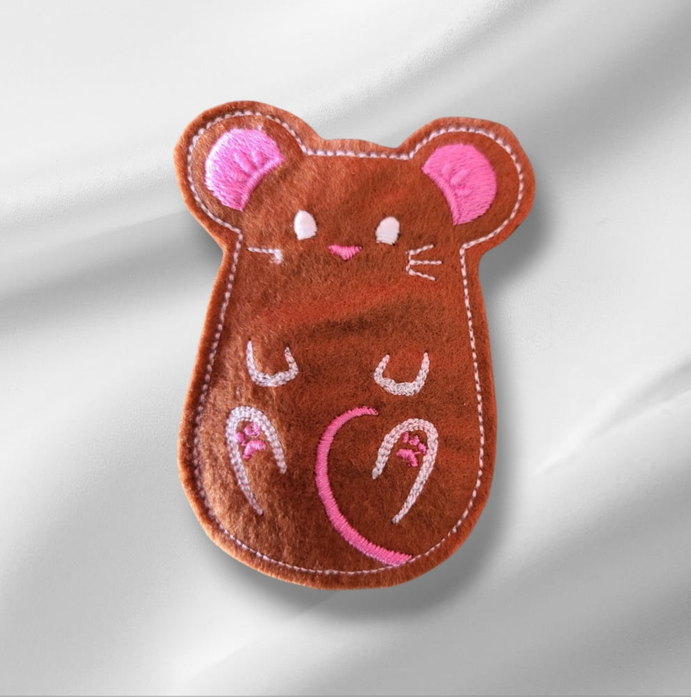 felt mouse cat toy with catnip