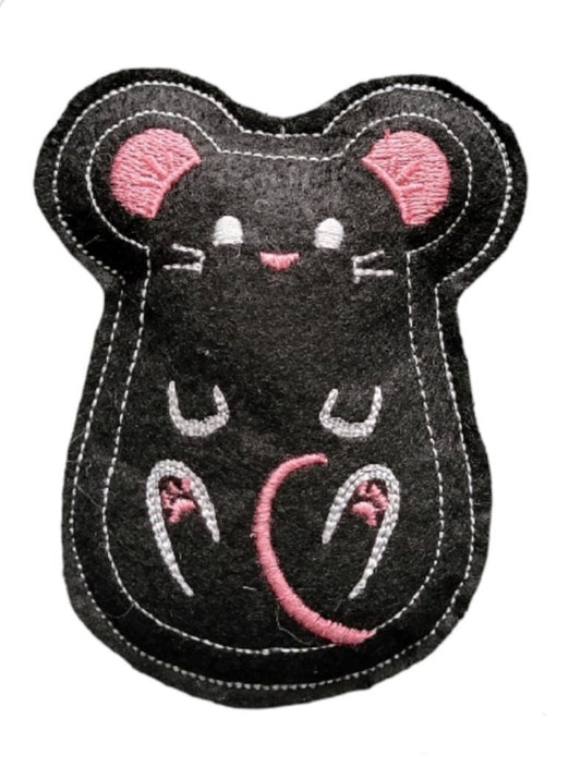 felt mouse cat toy with catnip