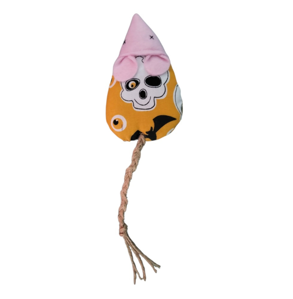 cotton mouse catnip toy