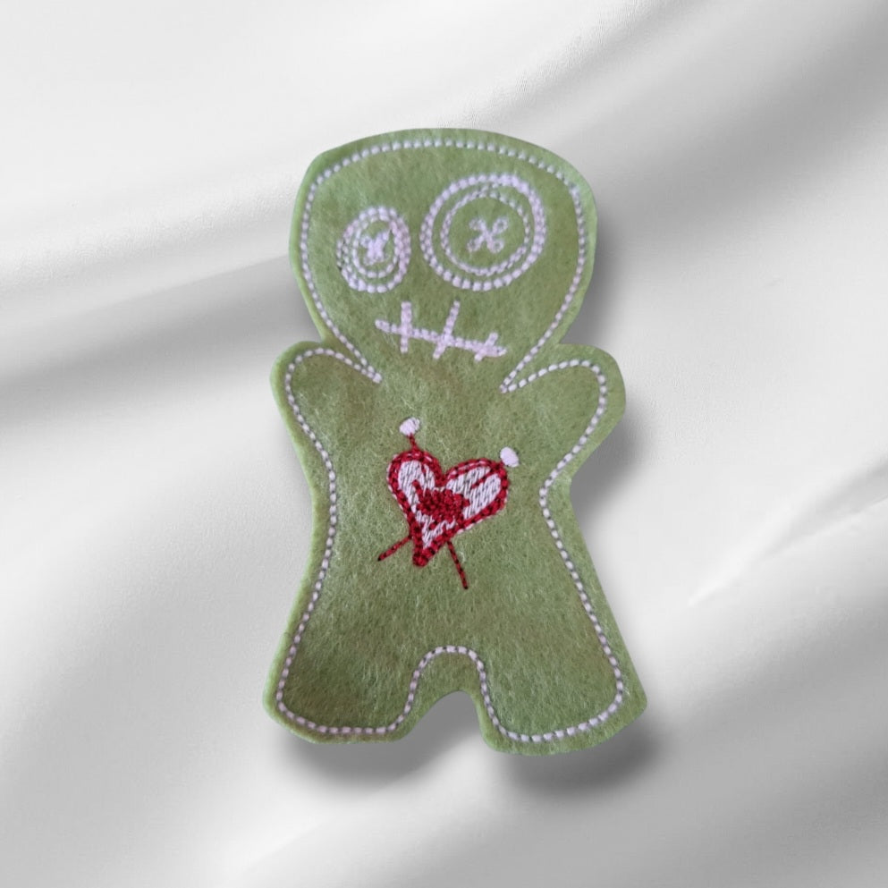 voodoo felt cat toy