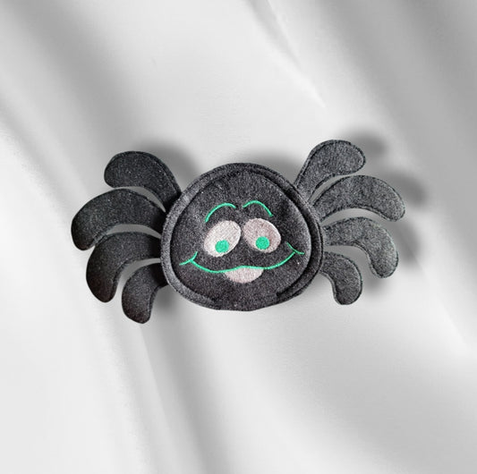 Handmade felt cat toy spider