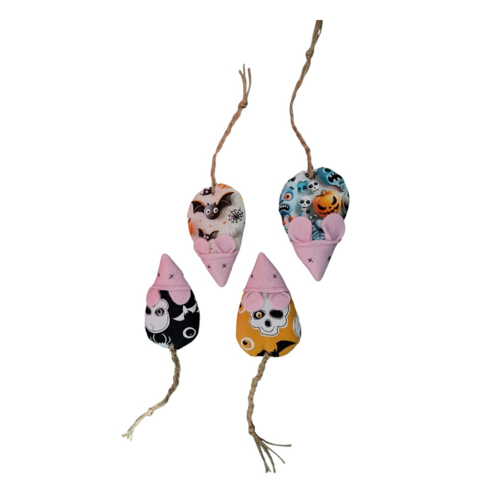 cotton mouse catnip toy