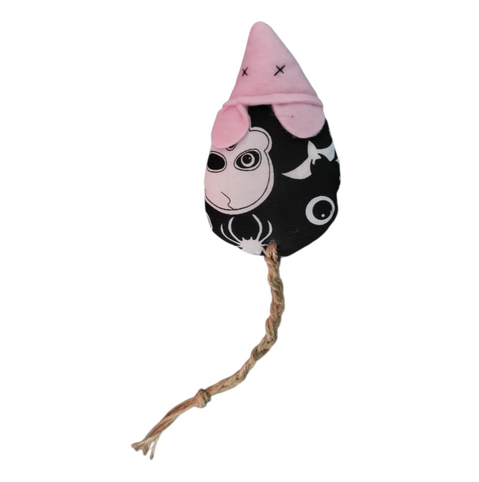 cotton mouse catnip toy