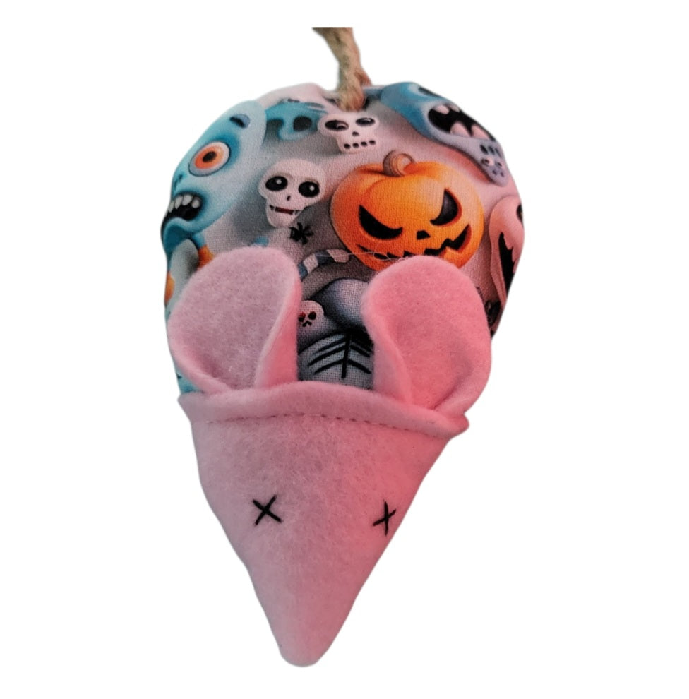 cotton mouse catnip toy