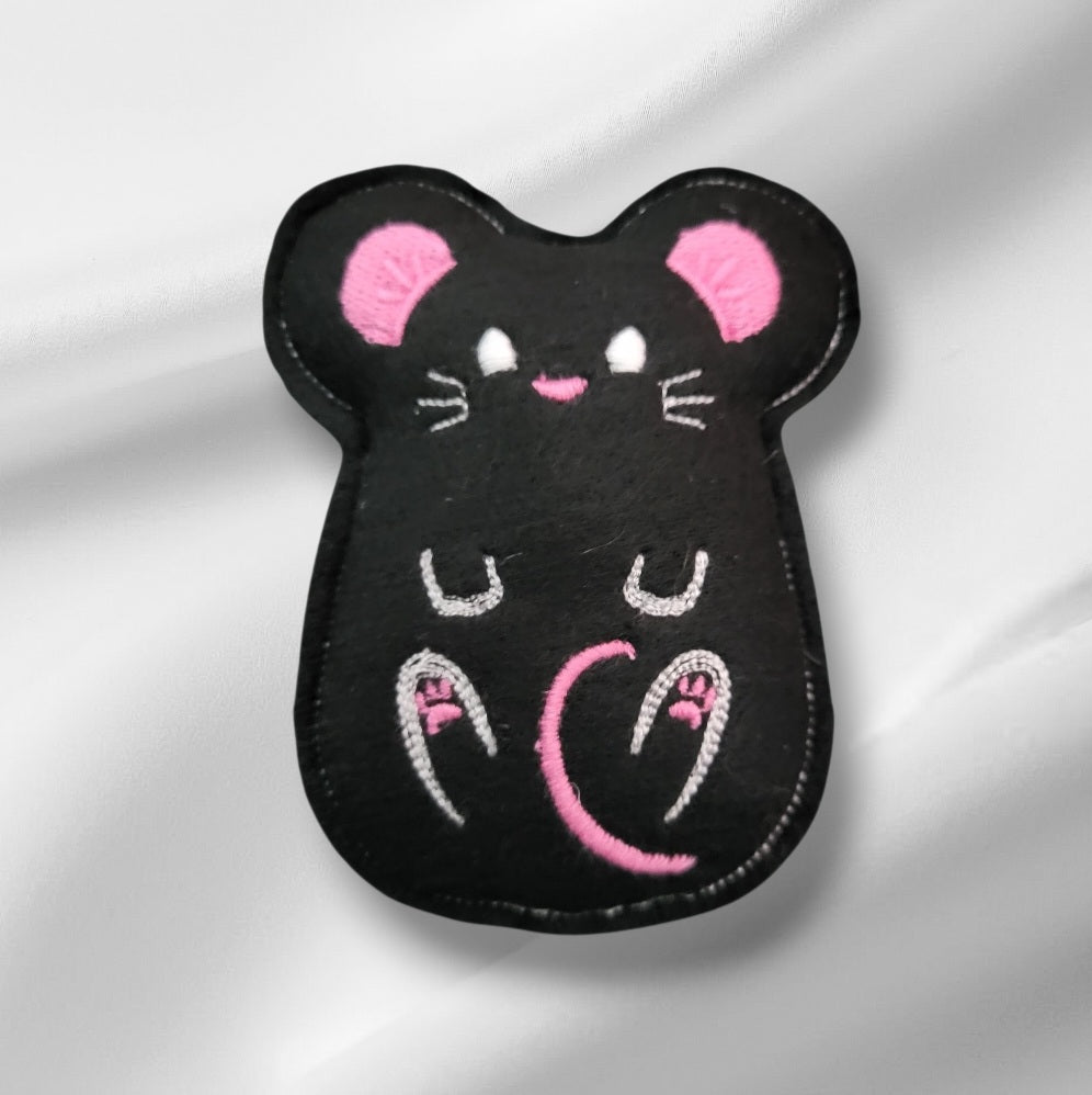 felt mouse cat toy with catnip