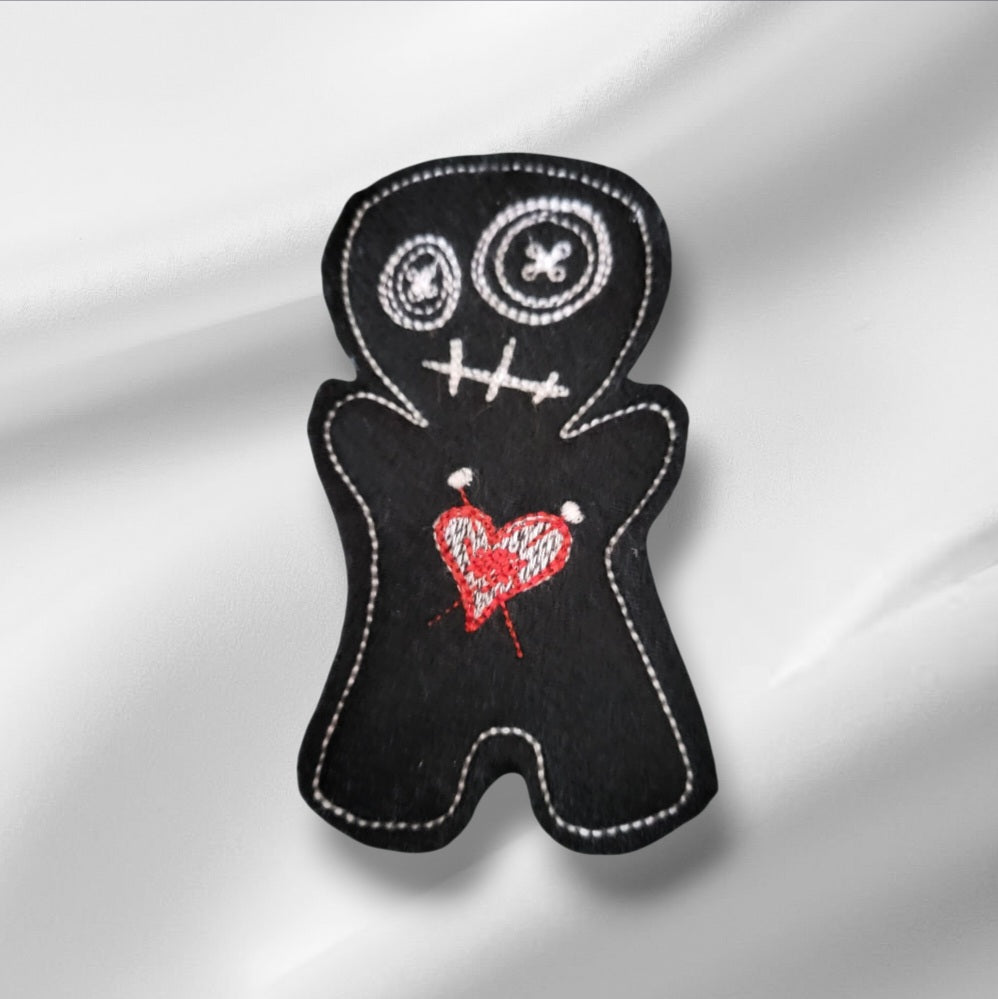 voodoo felt cat toy
